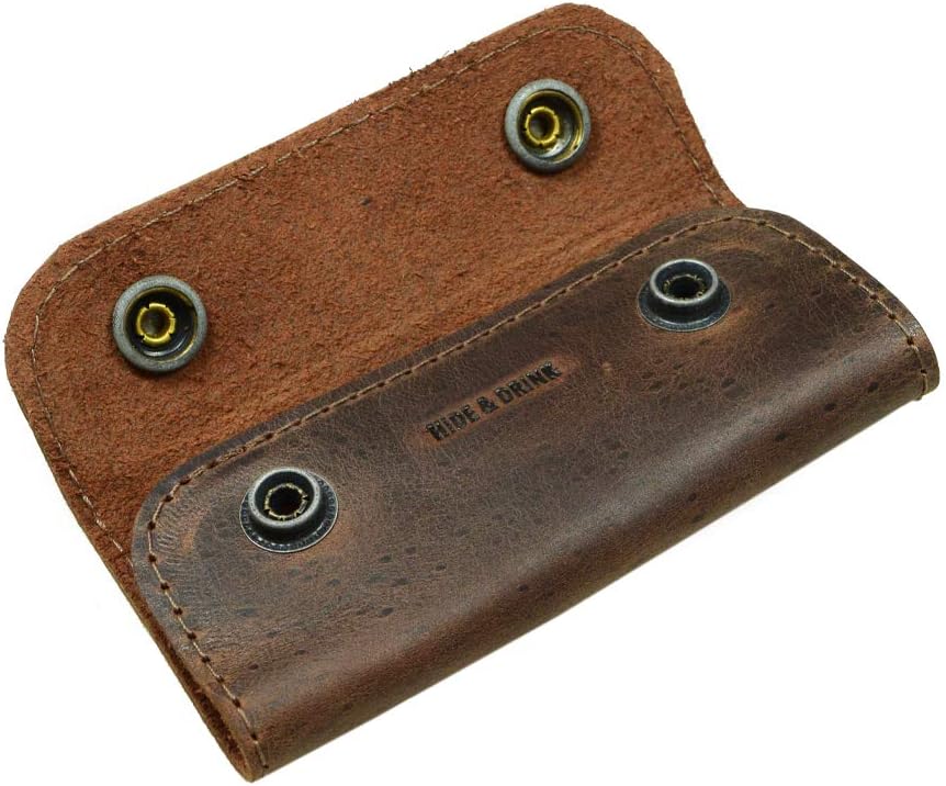 Hide & Drink, Handle Grip Replacement for Luggage Bags, Travel Accessories, Full Grain Leather, Handmade, Bourbon Brown