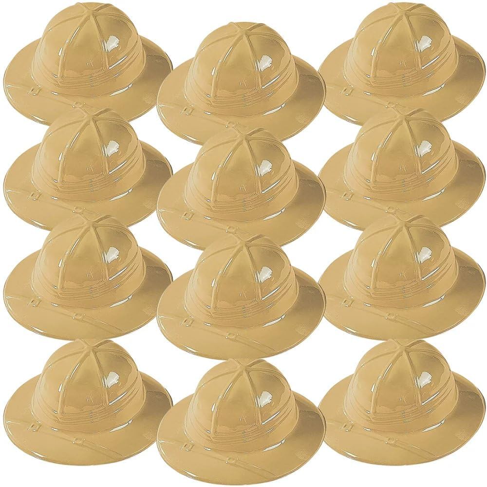 Fun Express Child's Safari Hats - 12 Pieces
