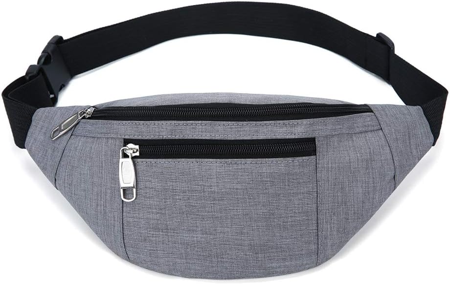 Fanny Pack for Men & Women, Fashion Waterproof Waist Packs with Adjustable Belt, Casual Bag Bum Bags for Travel Sports Running.