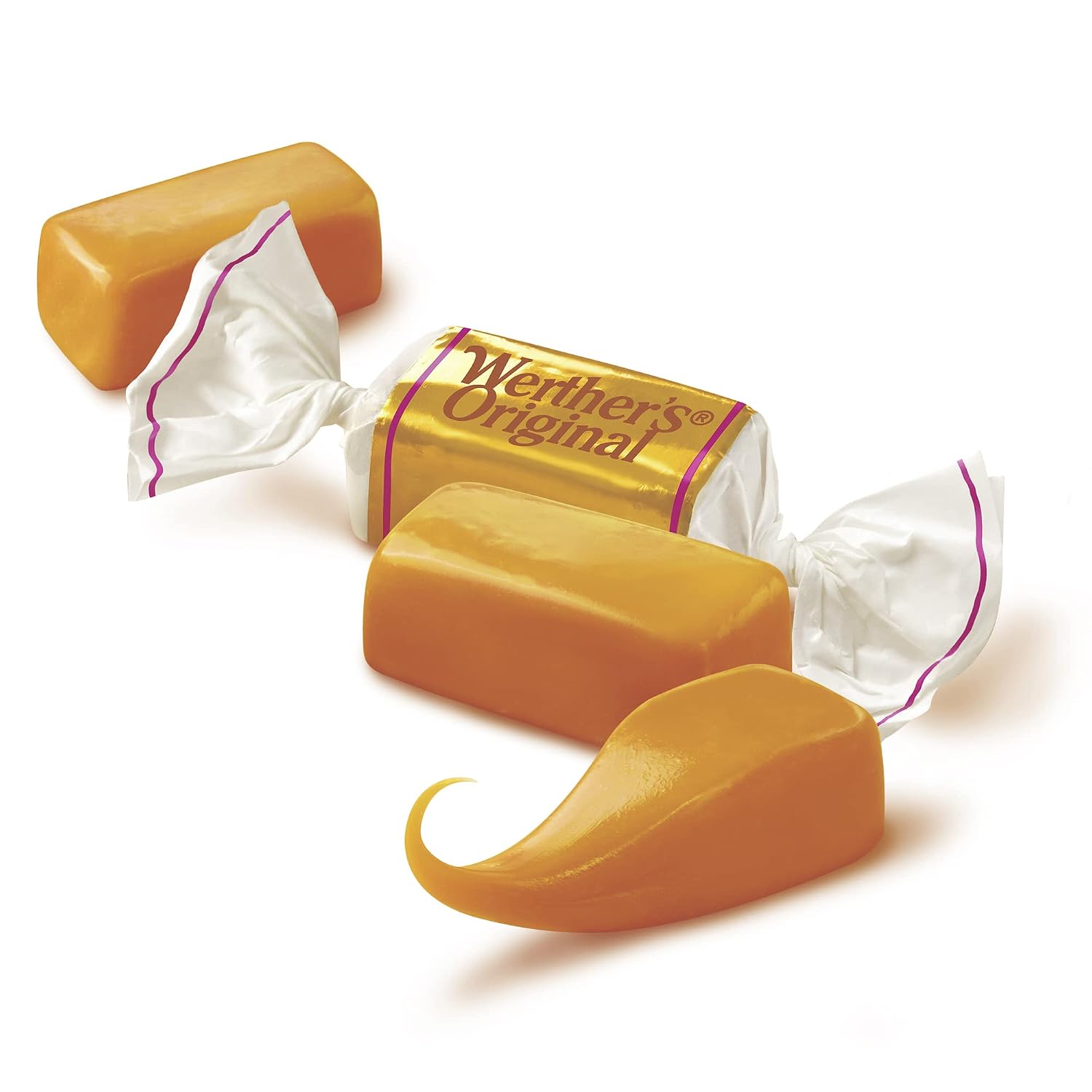 Werther's Original Caramel Coffee Hard Candy - Individually Wrapped Hard Candies for Halloween, Parties, or Snacks - 2.65 oz Bags (Pack of 3)