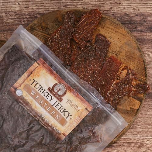 Mahogany Smoked Meats: Western Turkey Jerky - 16oz