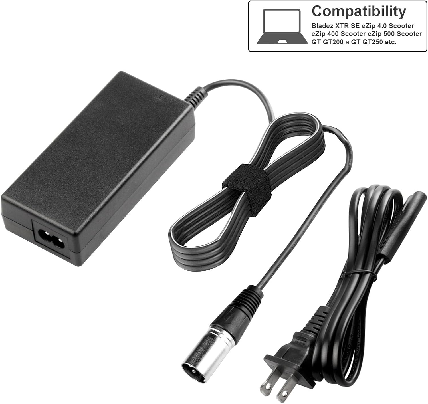 29V 2A for 24V 2A Scooter Battery Charger for Golden Buzzaround Lite, Jazzy Power Chair, Pride Hoveround Mobility, Schwinn S300 S350 S400 S500 S650