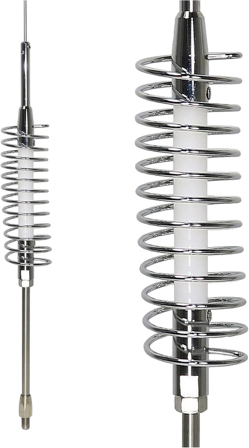 Tram 5,000-Watt Penetrator Sparrow 26 MHz to 30 MHz CB Antenna with 49-1/4 Inch Stainless Steel Whip and 6-Inch Shaft