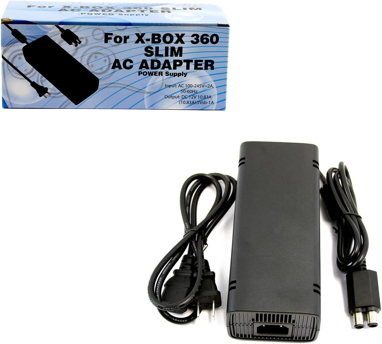 Xbox One Power Supply, EALNK Xbox One Power Brick AC Adapter Replacement Charger Power Cord 100-240V with Cable - Quietest Version