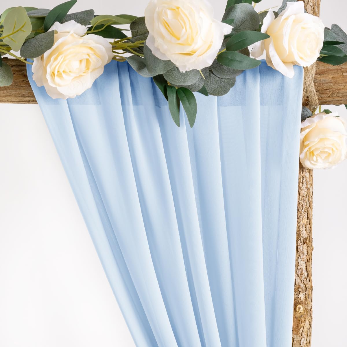 Wedding Arch Draping Fabric Sheer Chiffon Curtain Drape Wedding Party Decor