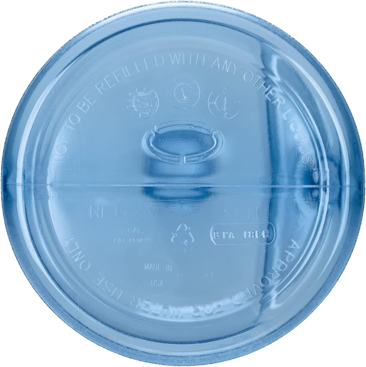 Geo Sports Bottles Polycarbonate Plastic Reusable Water Bottle Container (3 Gallon)