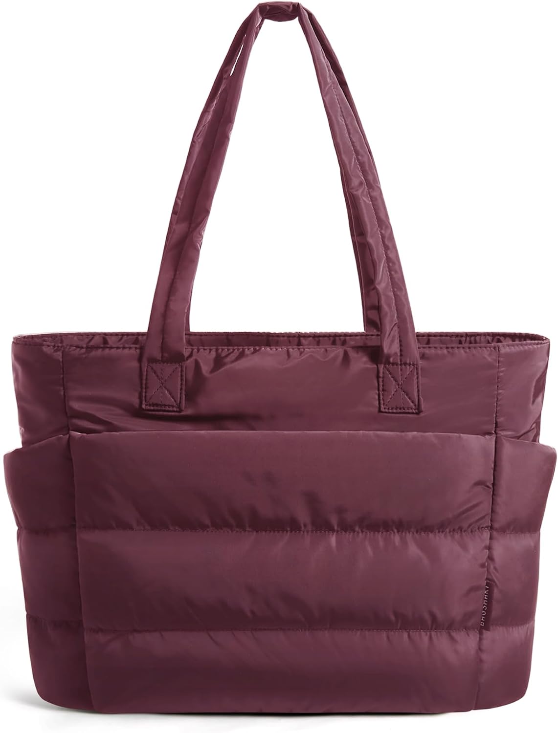 BAGSMART Tote Bag for Women, Lightweight Puffy Tote Bag with Compartments Shoulder Bag Handbag for Travel, Work, Gym | Lightweight