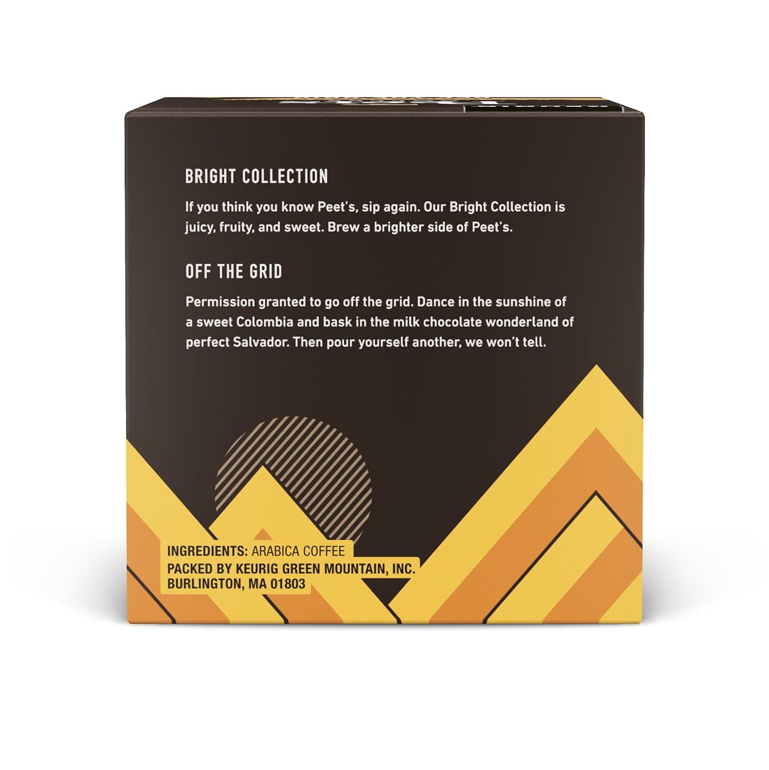 Peet's Coffee, Medium Roast Keurig K-Cup Pods, 100% Arabica Coffee - Big Bang 60 Count (6 Boxes of 10 K-Cup Pods)