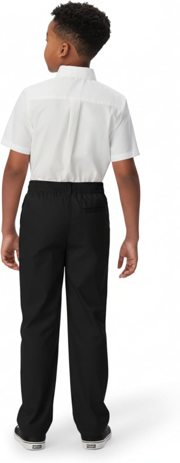 French Toast Boys Pull-On Relaxed Fit School Uniform Pant (Standard & Husky)