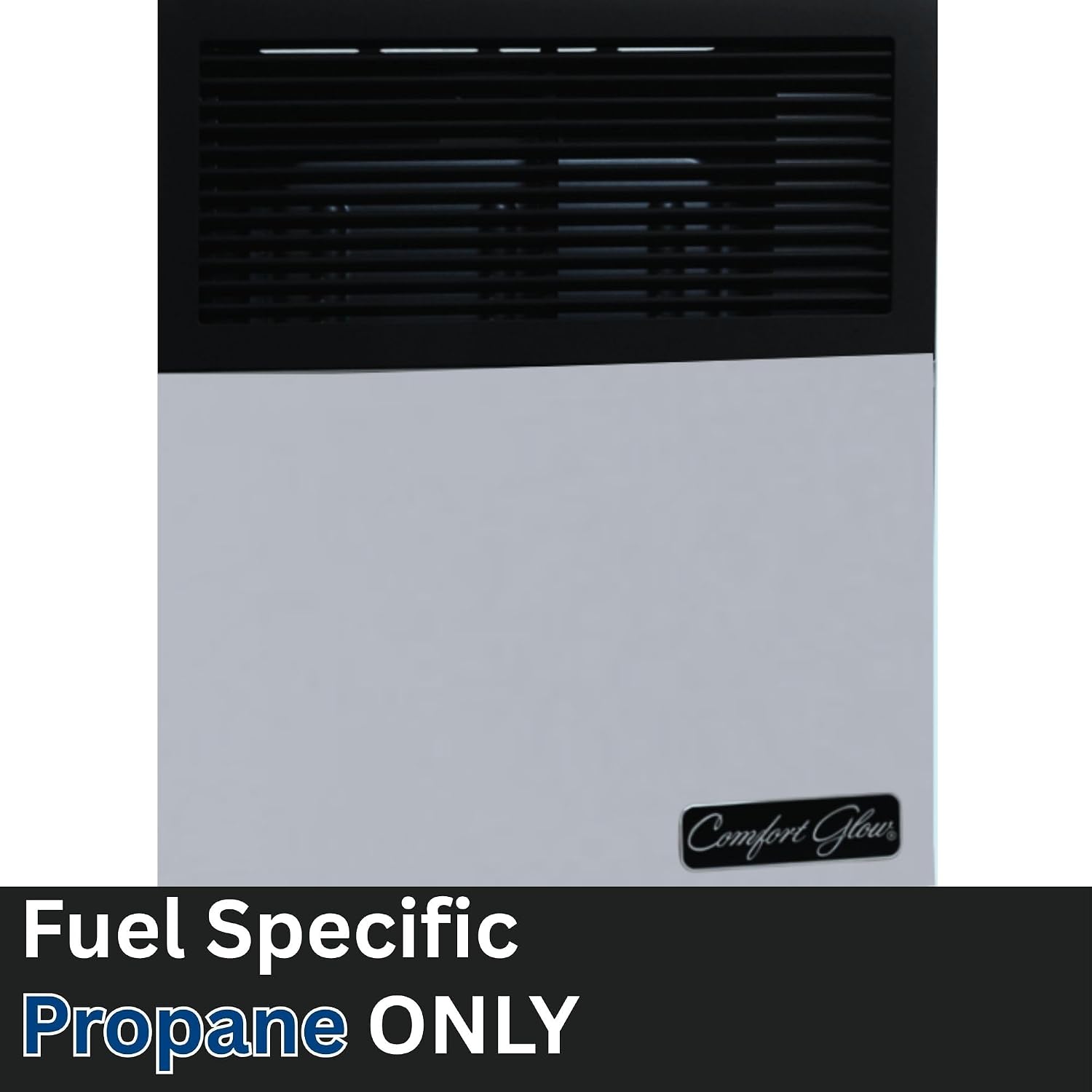 Comfort Glow 11, 000 BTU Direct Vent Liquid Propane Gas Wall Heater, Medium, Gray | Electronic Ignition, Thermostat, Heat up to 350 sq ft Area