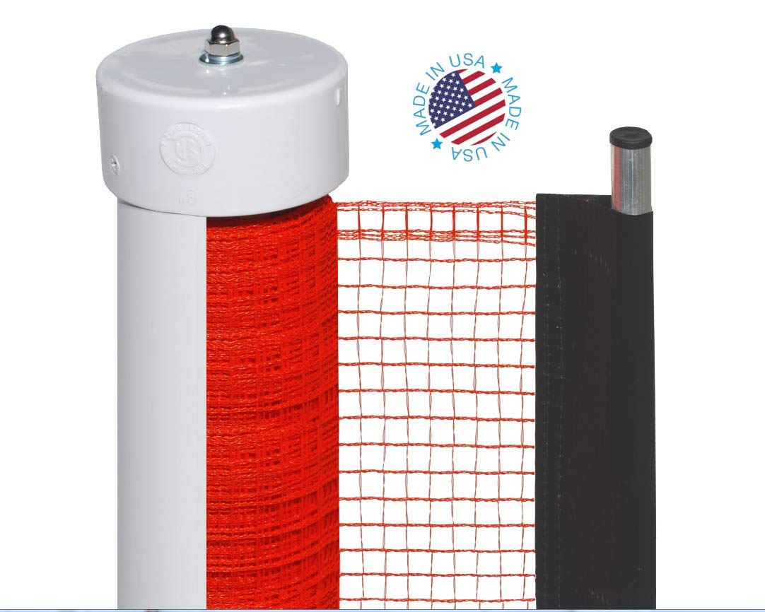 Kidkusion Retractable Driveway Guard | Adjustable Up to 25 Ft. | Visual Boundary for Playtime Safety | Black | Made in USA