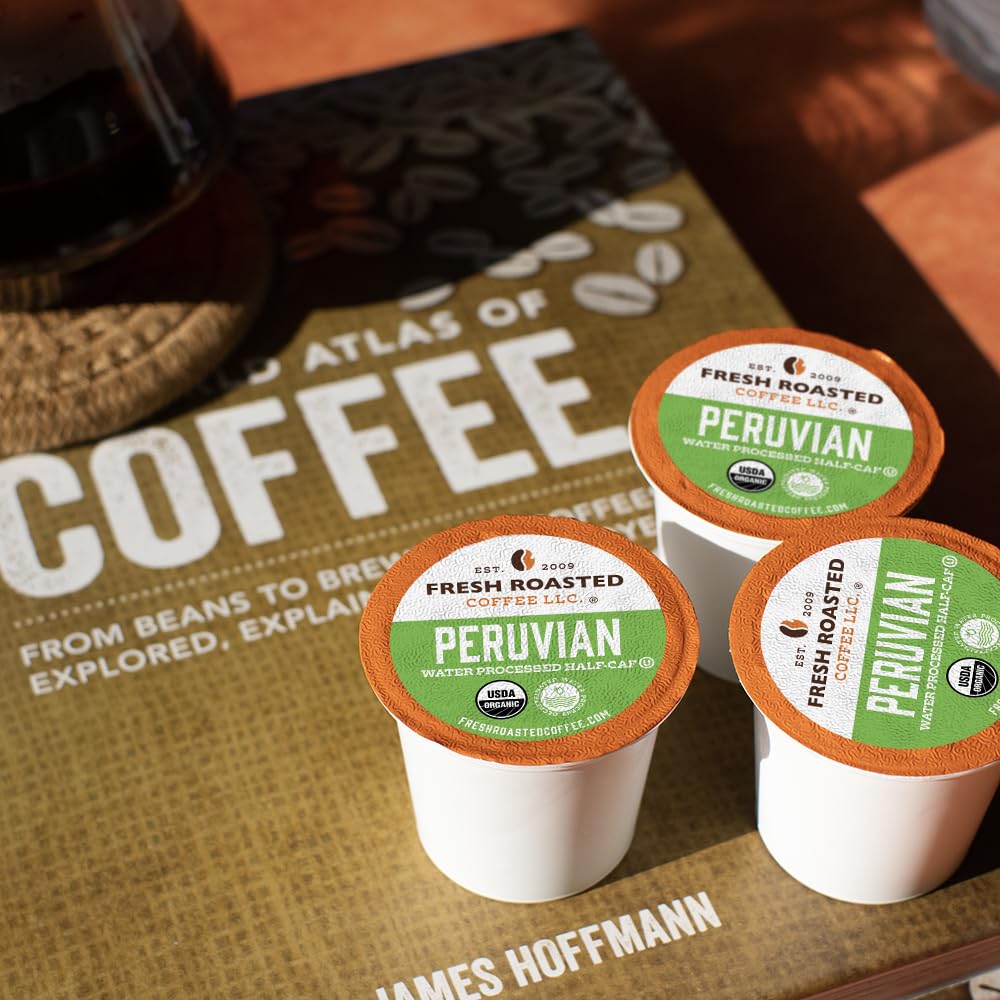 Fresh Roasted Coffee, 100% Colombian K-Cup Pods for Keurig Brewers, Medium Roast, Kosher, 96 Count Loose Pack