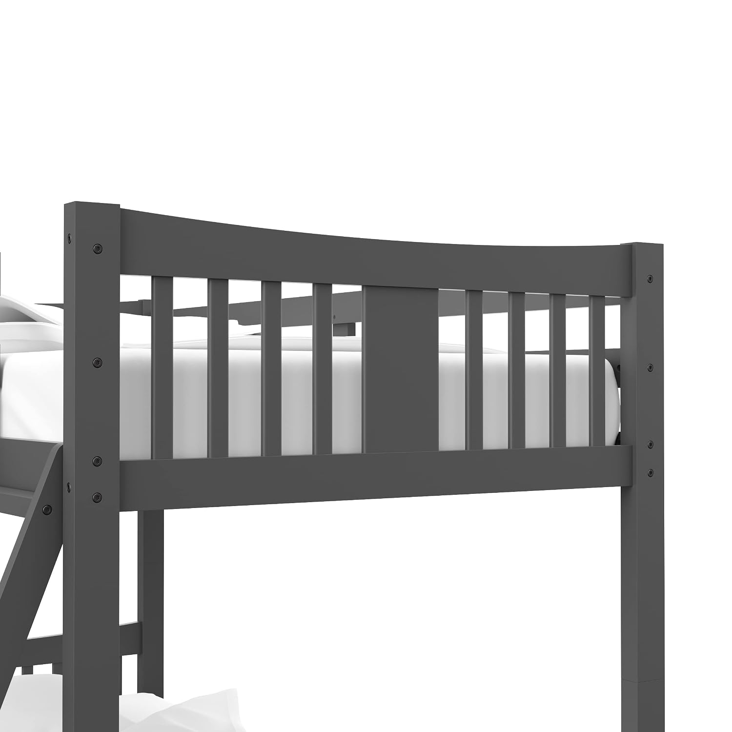 Storkcraft Caribou Twin-Over-Twin Bunk Bed, Navy | GREENGUARD Gold Certified, Wood Twin Bunk Beds for Kids Bedroom, Converts to 2 Individual Twin Beds, No Box Spring Required