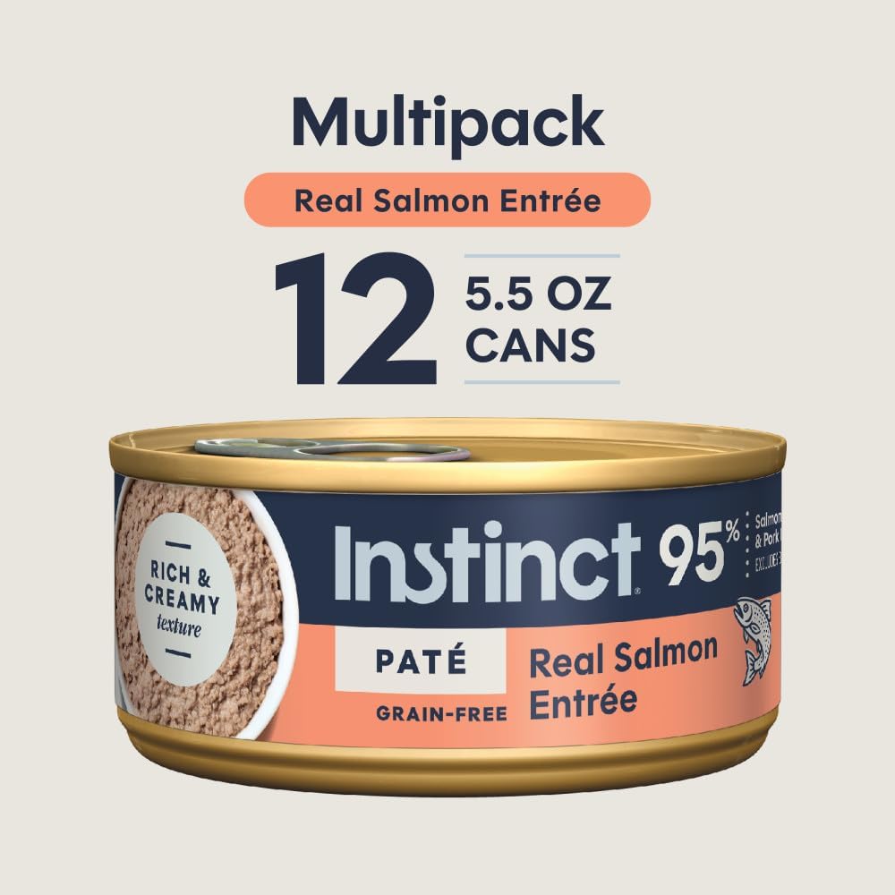 Instinct Original Grain Free Real Rabbit Recipe Natural Wet Canned Cat Food, 3 oz. Cans (Case of 24) | Rich & creamy pate texture, high protein, real rabbit, whole-food ingredients, grain-free, hydration support