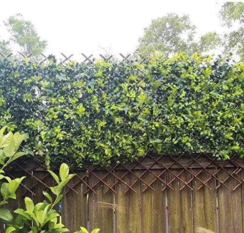 Sumery Nature Willow Trellis Expandable Plant Support Plant Climbing Lattices Trellis Willow Expandable Trellis Fence for Climbing Plants Support