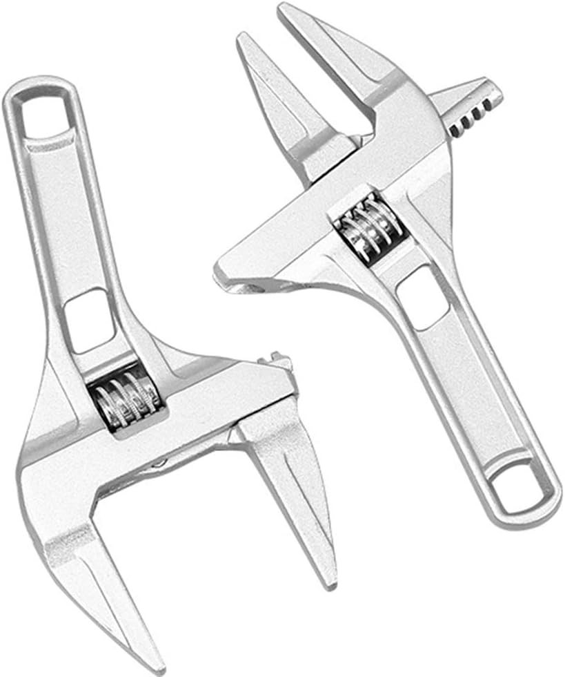 8 Inch Wide Jaw Adjustable Spanner Wrench 6-68mm Aluminum Alloy Plumber