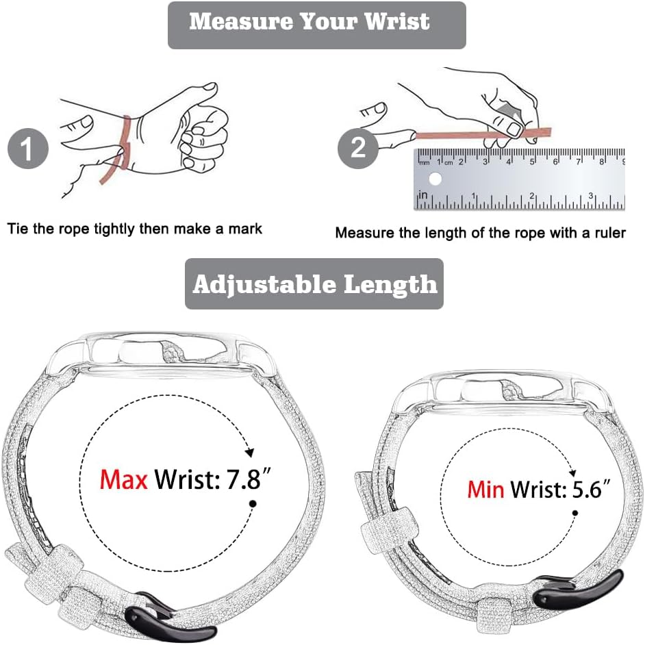 Ritche Christmas Gift Canvas Vintage Quick Release Watch Band 18mm 20mm 22mm 24mm Replacement Watch Straps for Men Women, White Elephant Gifts, Stocking Stuffers for Men, Father's Day gifts