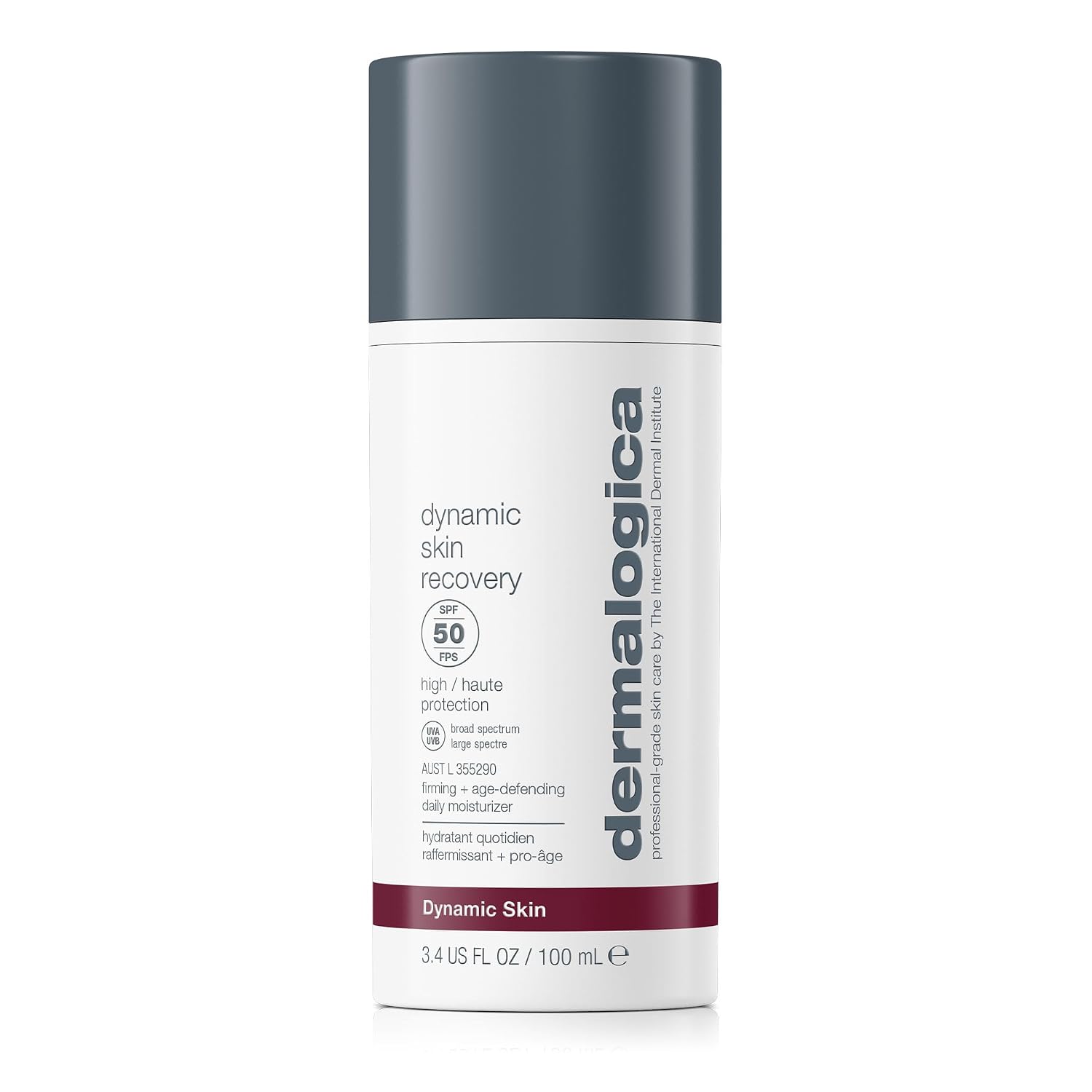 Dermalogica Dynamic Skin Recovery SPF 50, Anti-Aging Moisturizer | Firms, Hydrates, and Protects in One Step, Broad Spectrum SPF 50 with Peptides and White Tea, Non-Greasy No White Cast