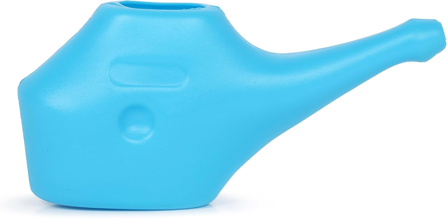 Economy, Light-Weight, Durable Neti Pot - Handy, Compact and Travel Friendly Dishwasher Safe eco Friendly Natural Treatment for Sinus and Congestion
