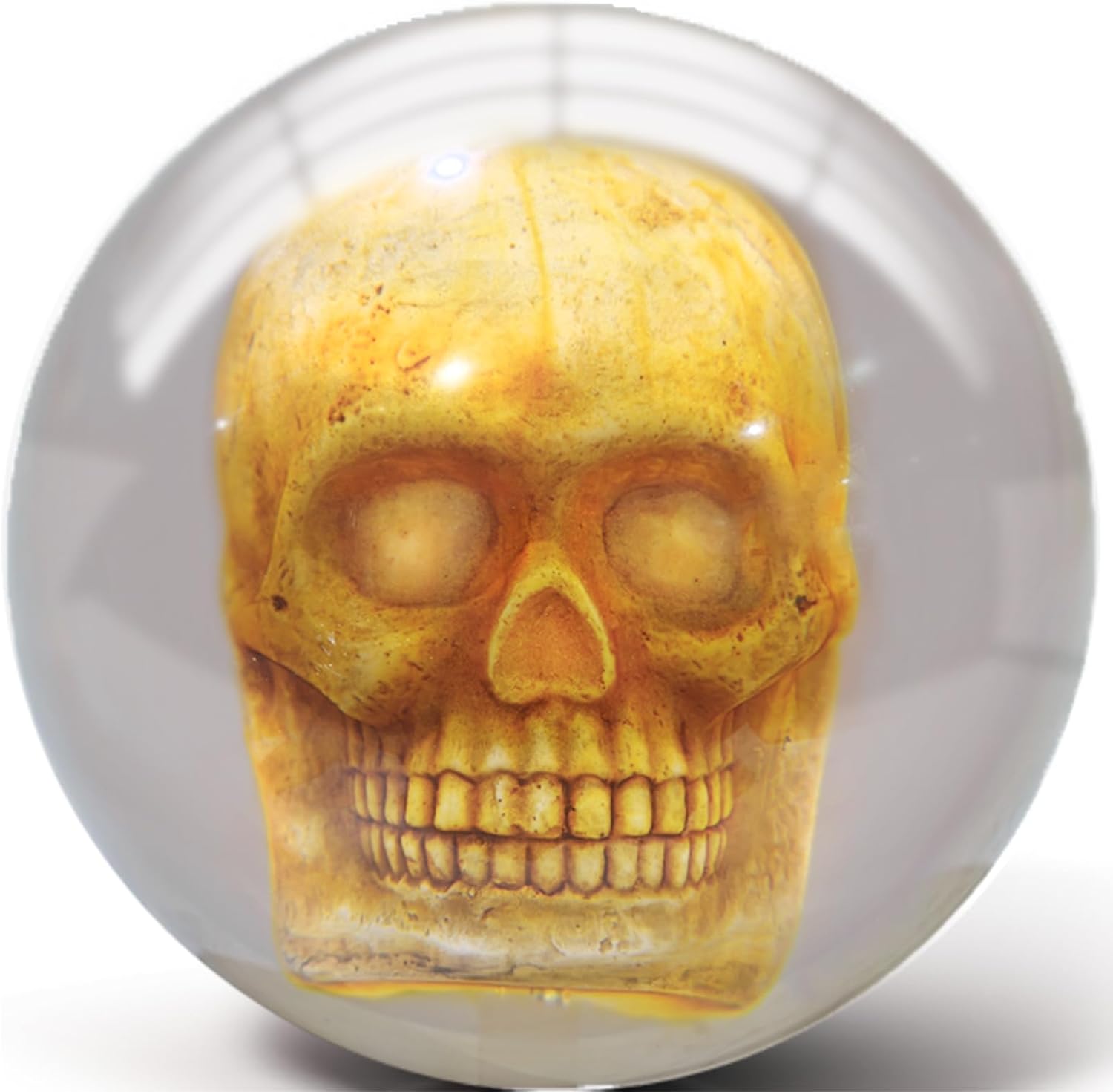 Pyramid Clear Skull Bowling Ball