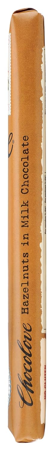 Chocolove Creamy Milk Chocolate Bars | 33% Cocoa | Crafted with Silky Premium Chocolate | Non-GMO, & Gluten-Free, 3.2 oz Bar (12 Pack)