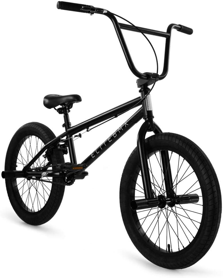 Elite BMX Stealth Freestyle Bike for Youth & Adults, Durable Steel Frame, Available in 16", 18", and 20" Sizes