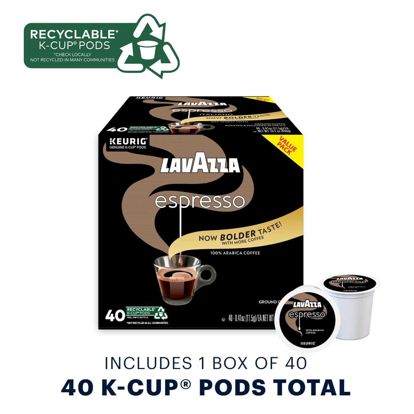 Lavazza QualitÃ Oro Whole Bean Blend, Medium Roast, 2.2 Pound (Pack of 1) ,100% Arabica, Central America & African highland origins, Fruity & Aromatic