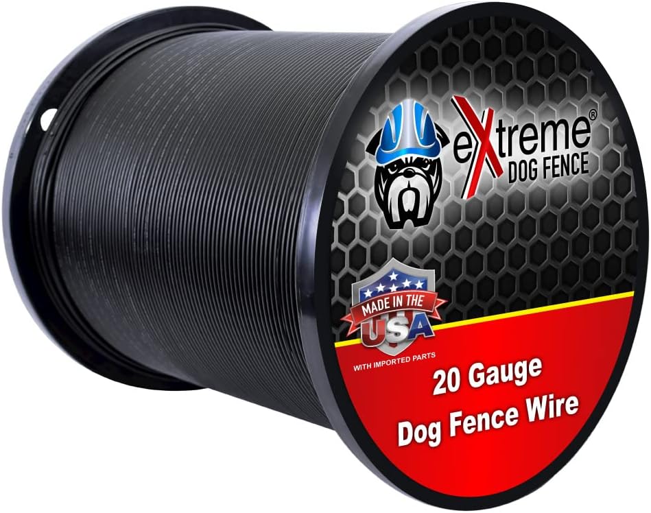 18 Gauge Dog Fence Wire, 1500 ft, Underground Boundary Wire, Heavy Duty | 1500-ft continuous spool; polyethylene jacket, UV-resistant, direct-burial; fits Extreme Dog Fence, PetSafe Compatible