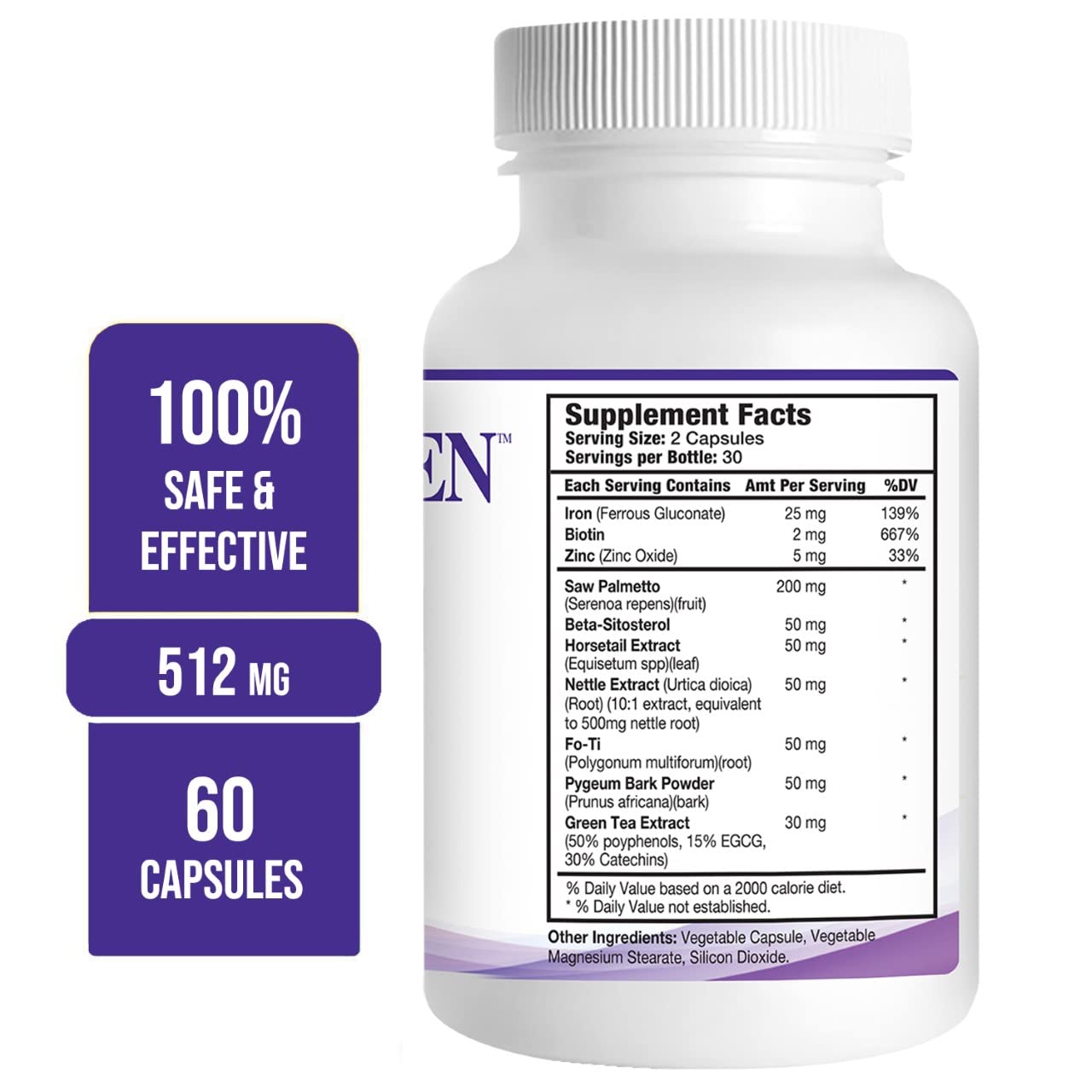 Propidren DHT Blocker & Hair Growth Pills To Stop Hair Loss and Regrow Hair | Hair Vitamins for Men & Women, Regrowth, DHT Blocking, Thinning Hair