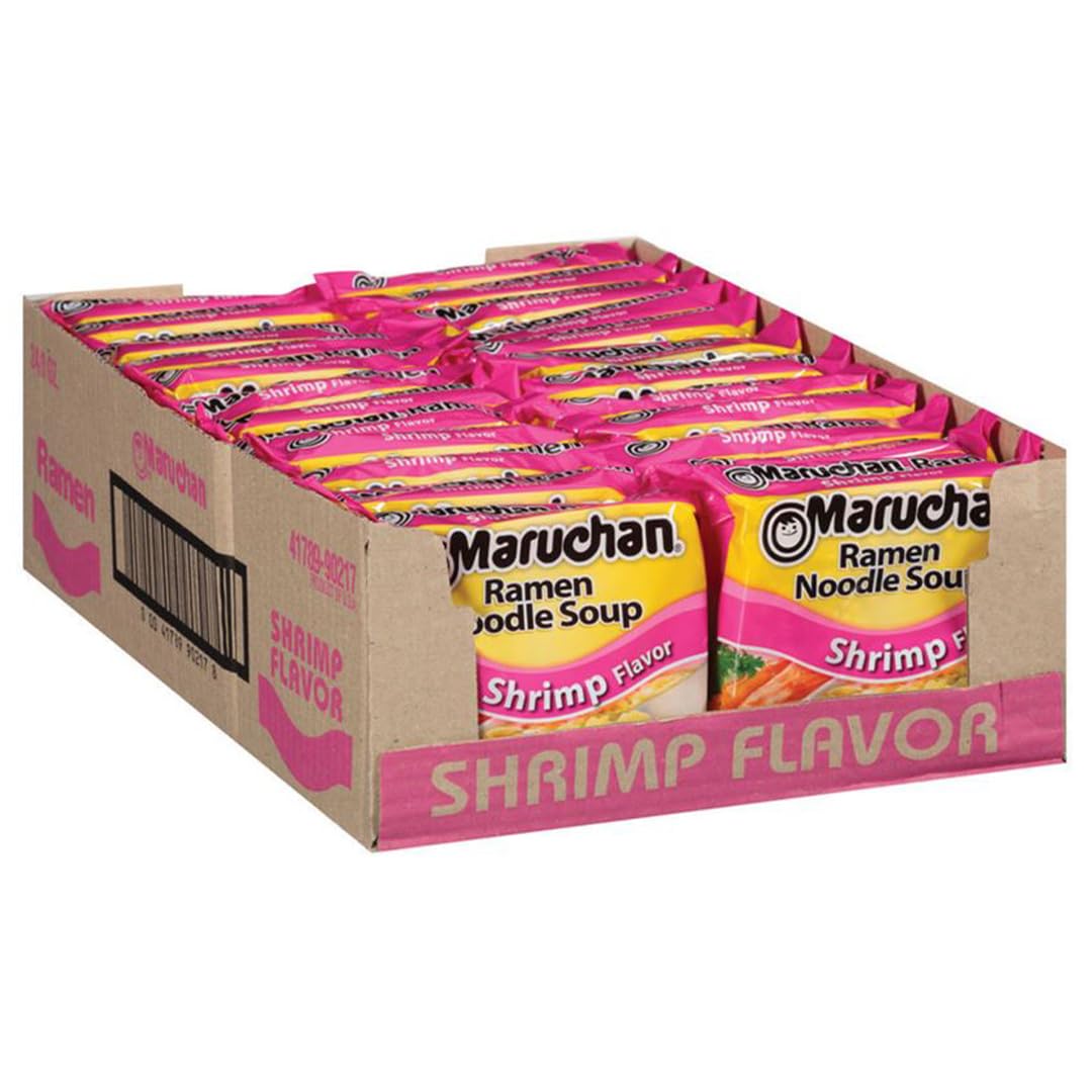 Maruchan Ramen Noodle Soup, Pork Flavor – Japanese-Style Instant Noodles, Quick & Easy Meal for Kids, Students & Busy Families – 3 Oz. (24 Pack)
