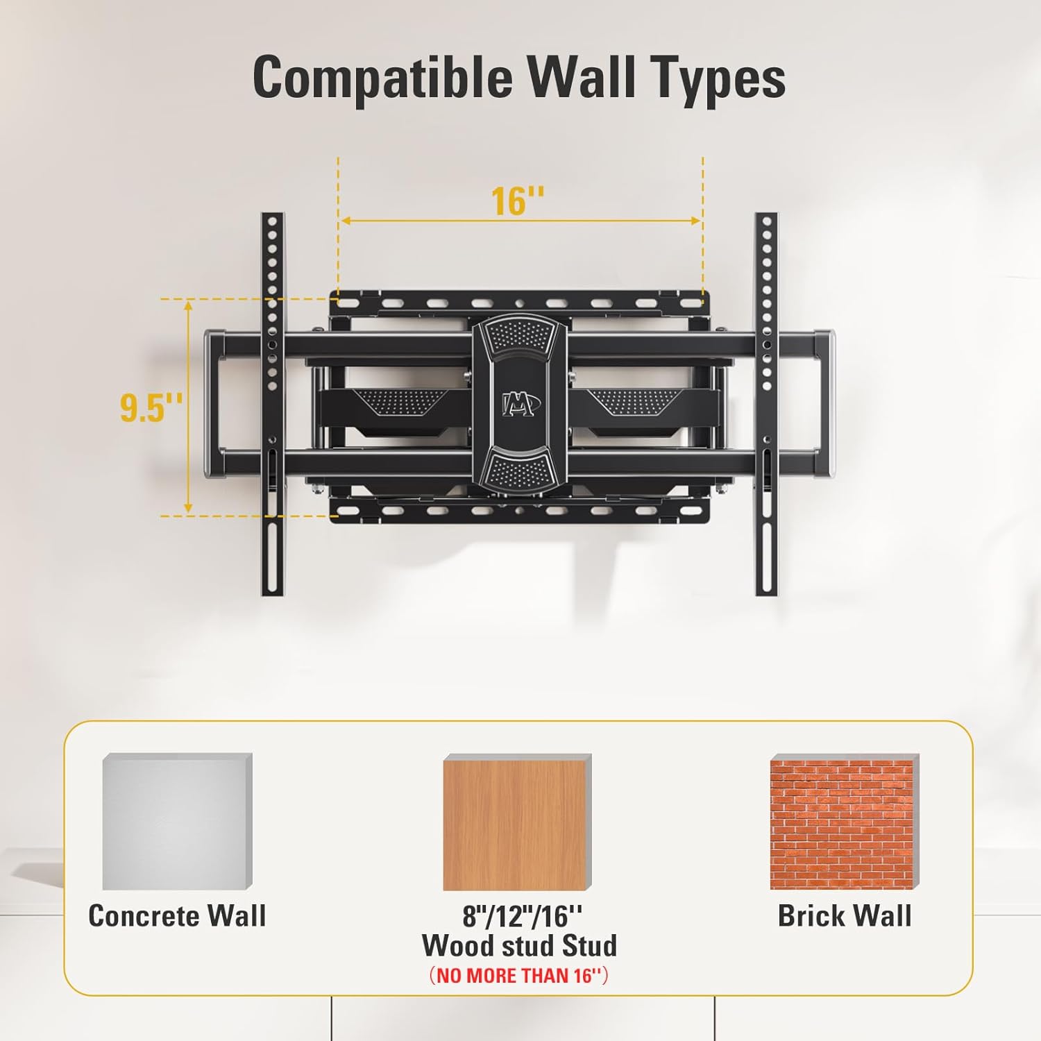 Mounting Dream Long Arm TV Wall Mount Full Motion TV Mount for 42-94" TVs