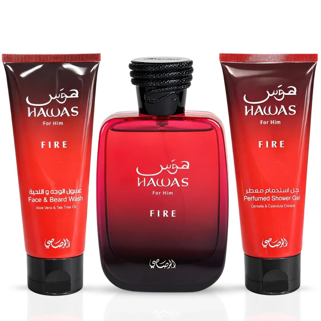 Rasasi Hawas For Men Eau De Parfum Spray 100ML (3.4 Oz) - Long Lasting Arabian Perfume, Premium Perfume Men, Ideal for Special Occasions & Daily Elegance, A Bold and Captivating Fragrance
