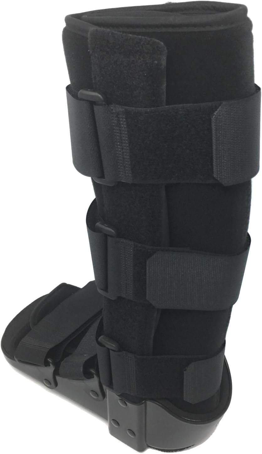 OTC Walker Boot Delux Short Low Top Leg Cast, Black, X-Small