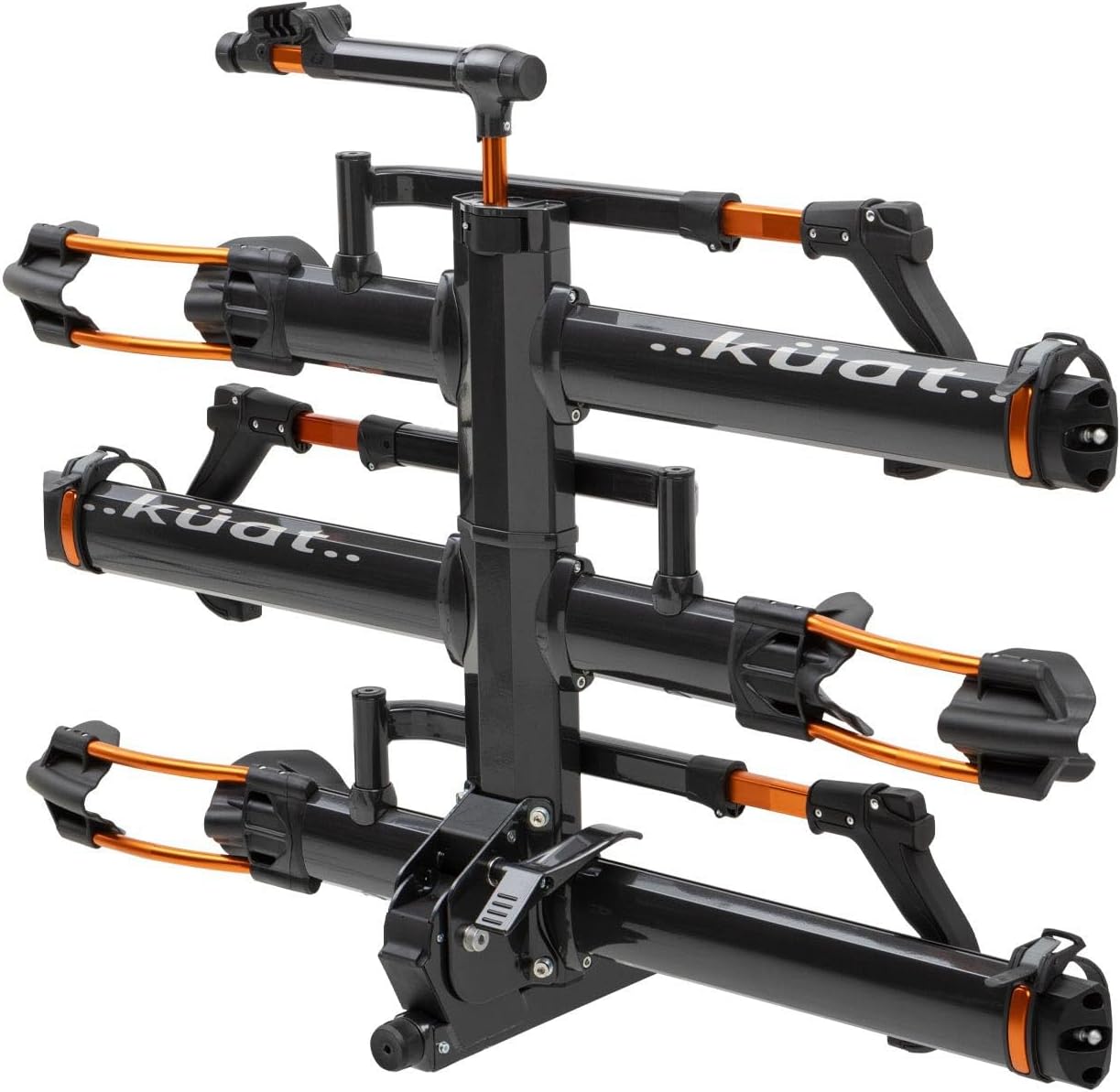 Kuat NV Add-On 2.0-2" - +2-Bike Rack, Black Metallic (NA22B) | Increases 2" NV 2.0 to a 4-Bike Hitch Rack, Rugged All-Metal Construction, E-Bike Compatible, Easy Installation