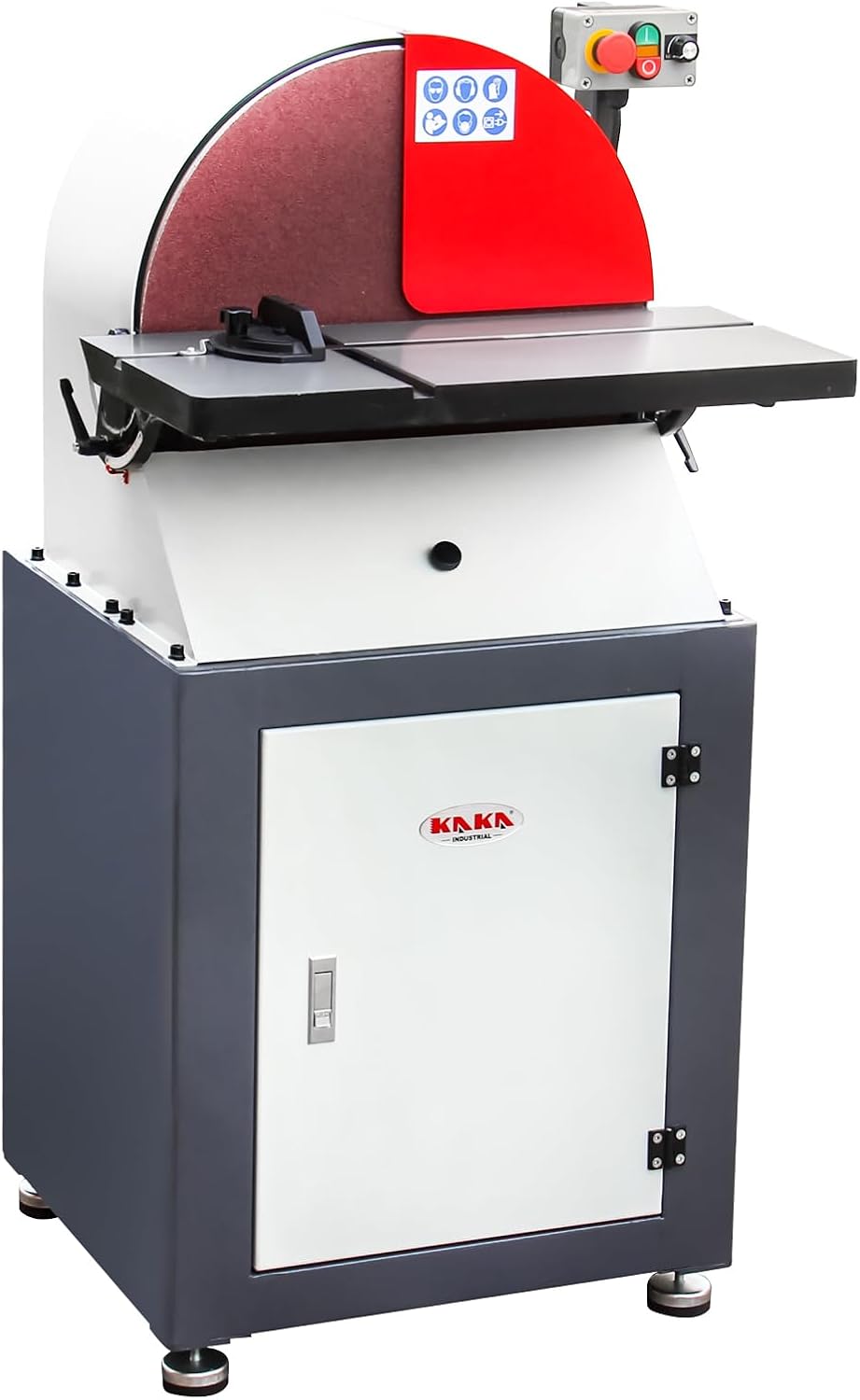 4 x 24 Belt & Oscillating Spindle Sander, KAKA INDUSTRIAL WS-100D | 5 sanding sleeves included