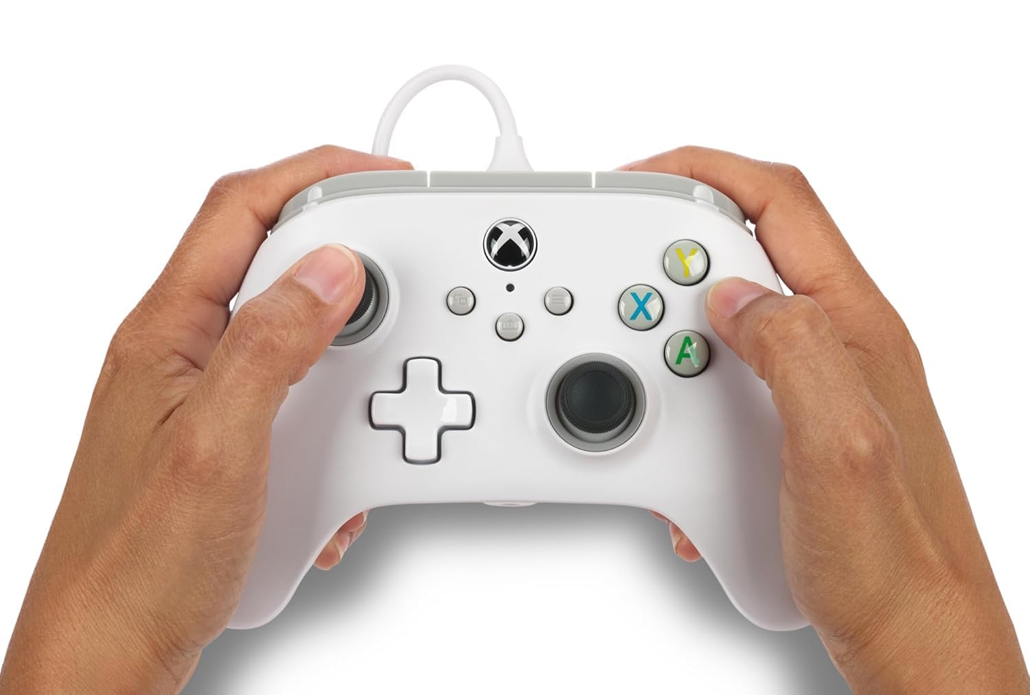 PowerA Wired Controller for Xbox Series X|S - blue, gamepad, video game/gaming controller, works with Xbox One, Officially Licensed
