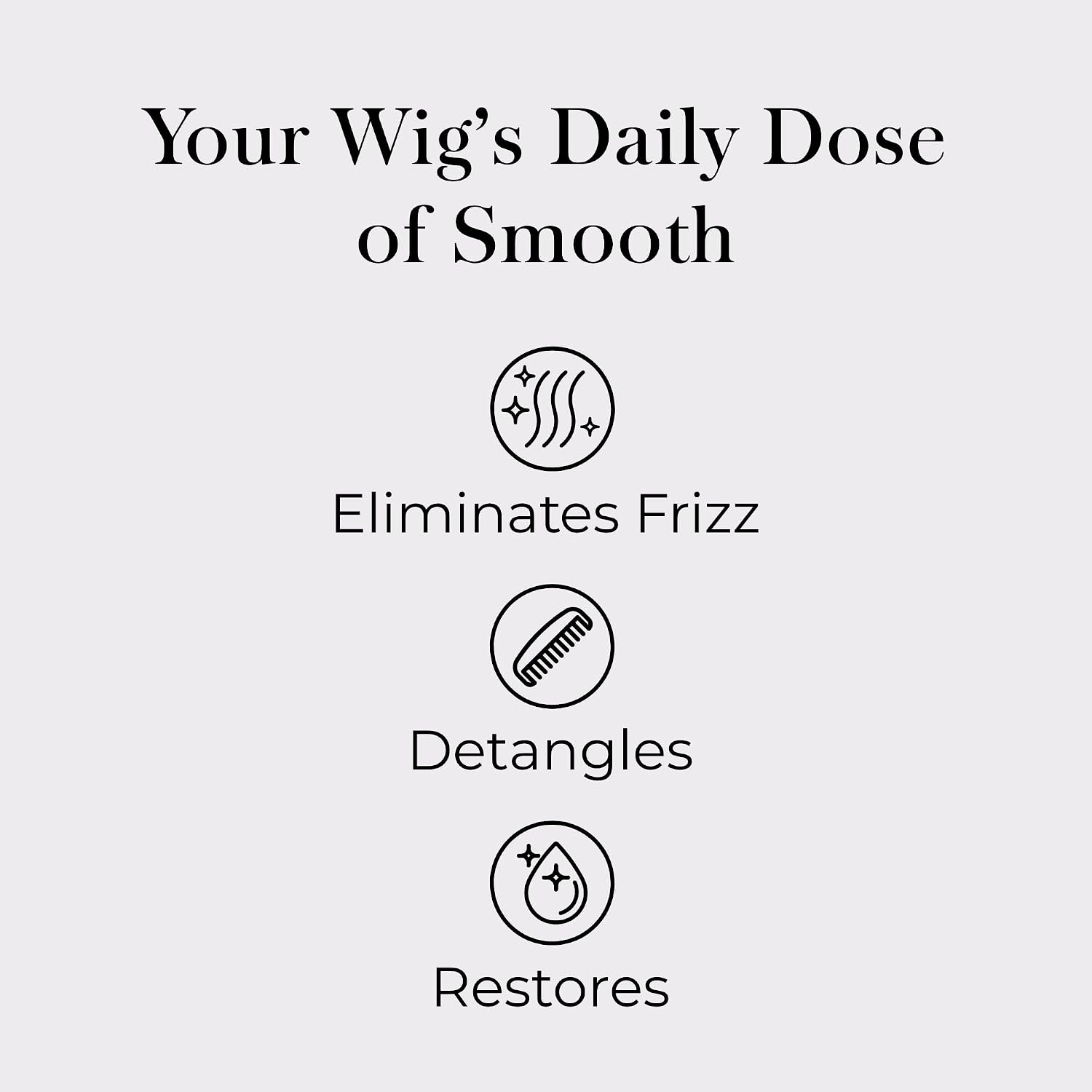 Jon Renau Synthetic Wig Care Travel Kit, 5-Piece Set - Wig Shampoo and Conditioner, Detangler Spray, Styling Gel, Wide Tooth Comb