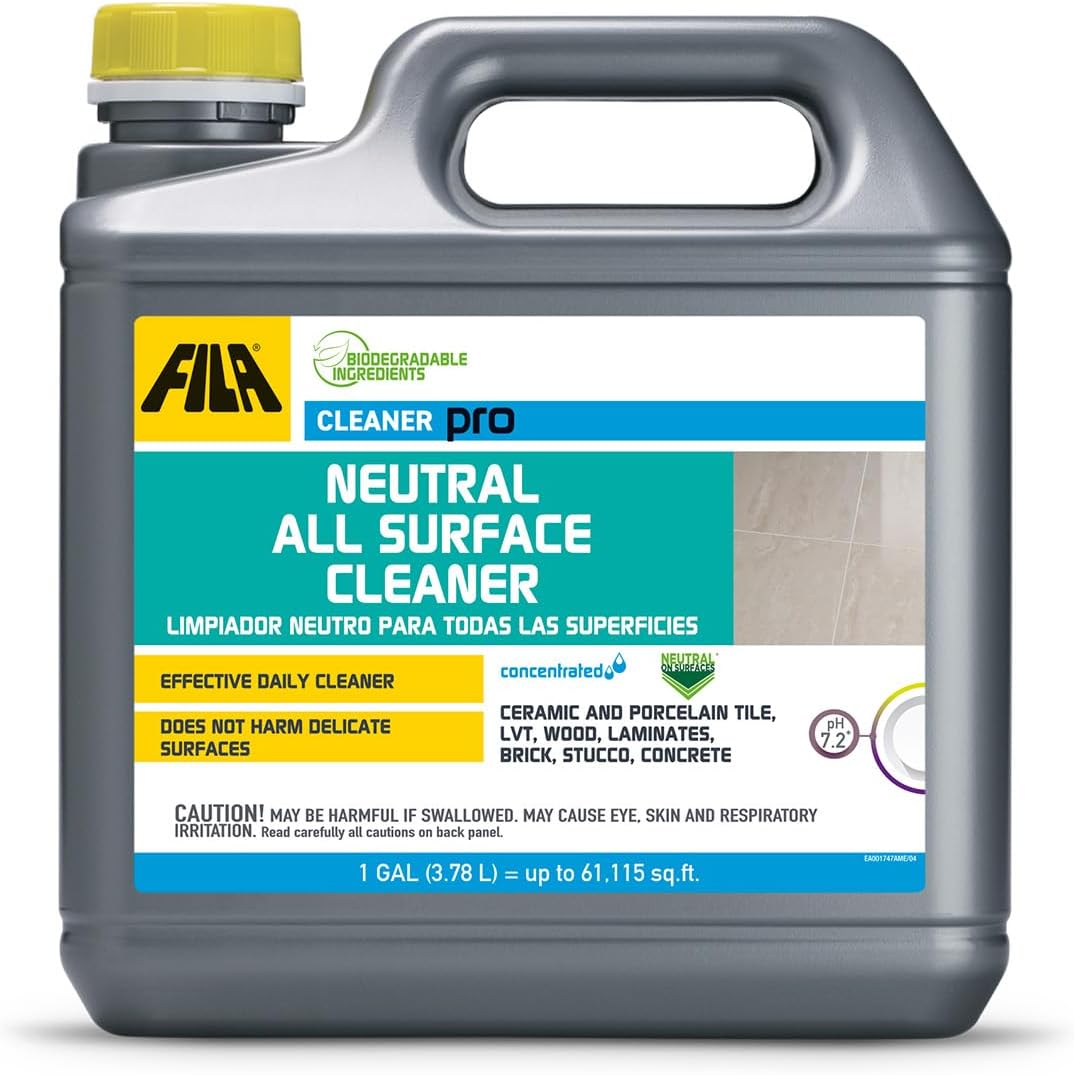 FILA Surface Care Solutions, CLEANER PRO, Neutral All Purpose Cleaner, Highly Concentrated - Up to 40 Washes, 1 QT