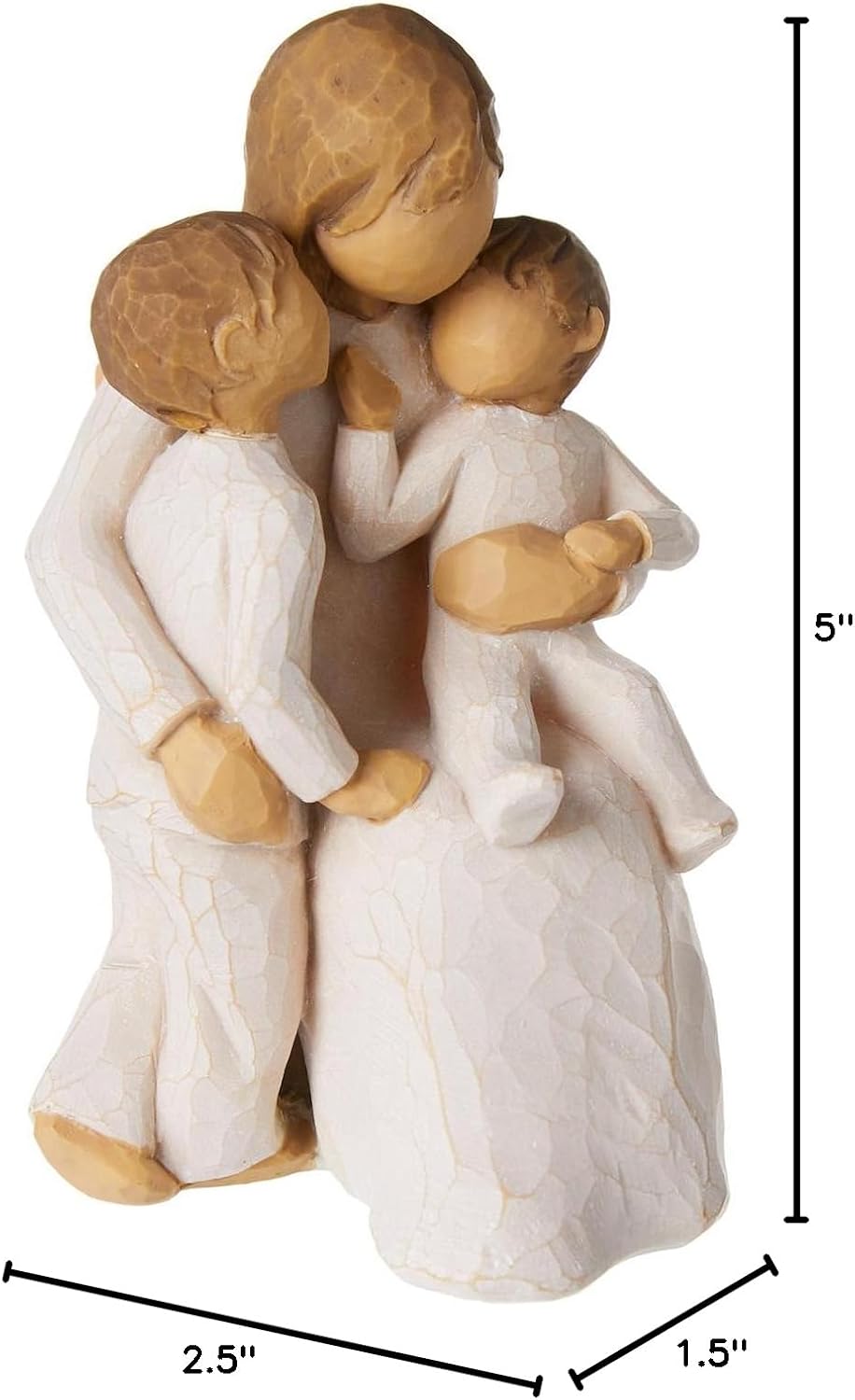 Willow Tree Quietly, Sculpted Hand-Painted Figure | Cast from a Susan Lordi Original Carving, Gift Offering Comfort, Peace, Support and Inner Strength, Includes Enclosure Card