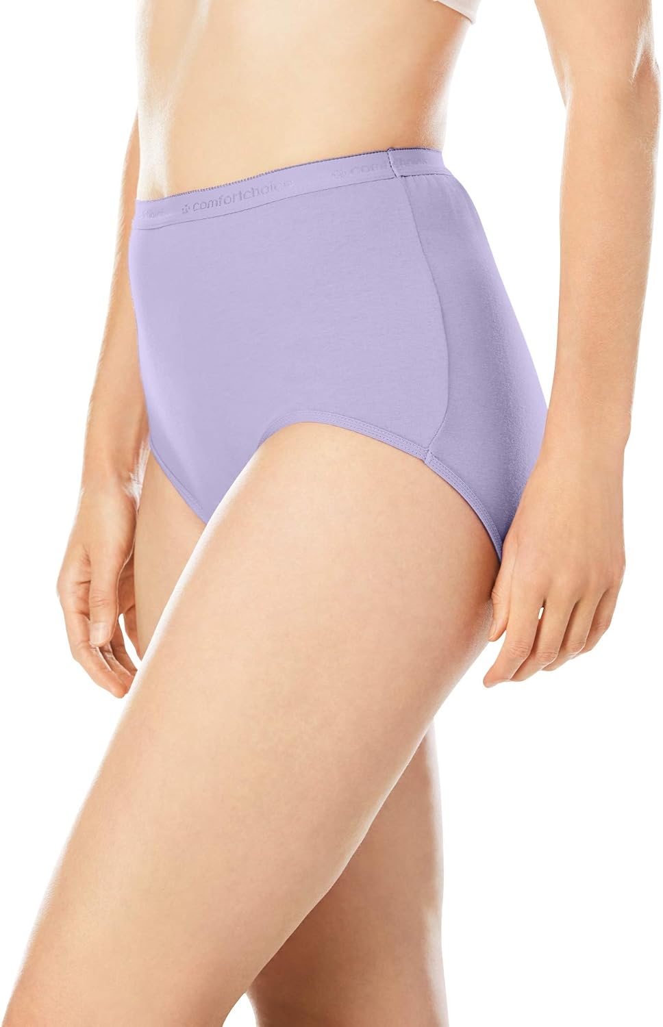 Comfort Choice Full Coverage Cotton Brief 10-Pack