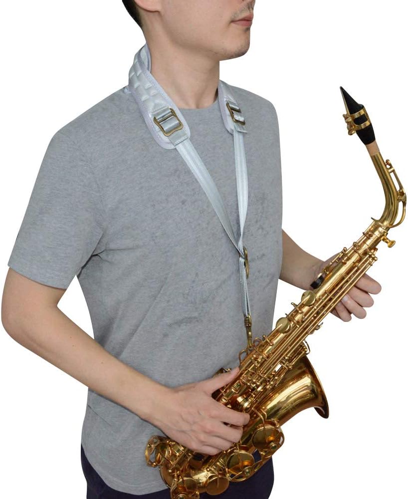 adorence Saxophone Neck Strap with Removable Washable Neck Pad - H04 Black