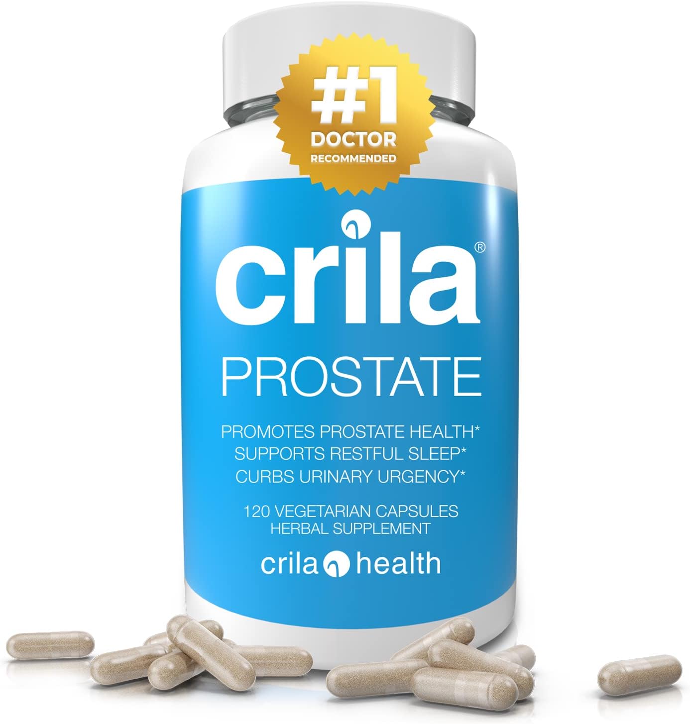 CRILA Saw Palmetto Alternative | Natural Crinum Latifolium Prostate Dietary Supplement I 2 Month Supply | Nighttime Prostate for Men*, Mens Sleep* | Patented Prostate Support