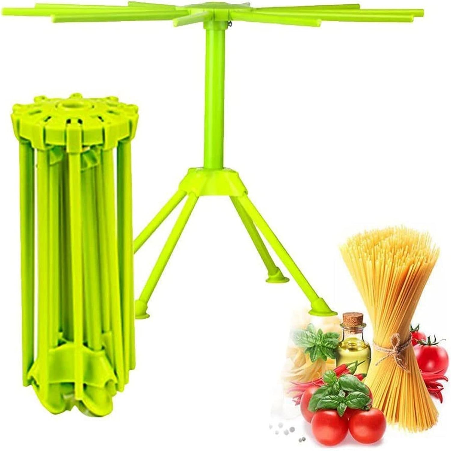 Kitchen Pasta Drying Rack Folding Spaghetti Dryer Rack Noodle Stand