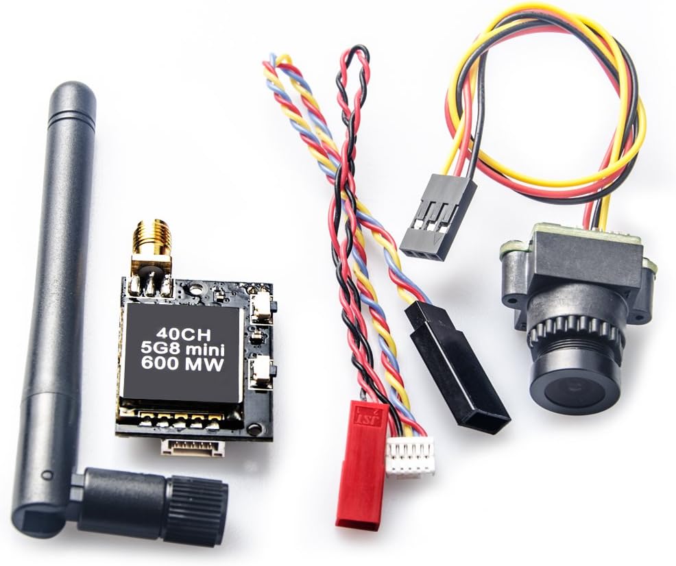 AKK KC03 2.8MM 120 Degree 800TVL NTSC Switchable Camera with 600mW FPV Transmitter