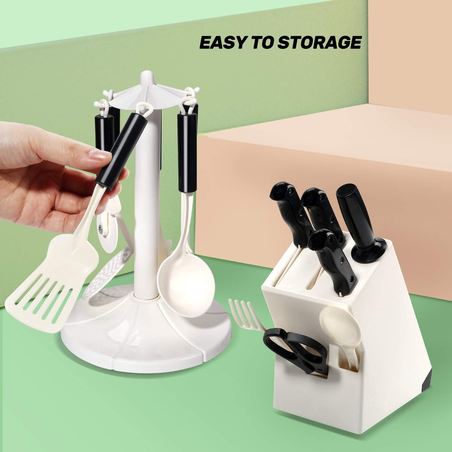 CUTE STONE Pretend Play Kitchen Toy with Cookware Steam Pressure Pot and Electronic Induction Cooktop, Cooking Utensils, Toy Cutlery, Cut Play Food