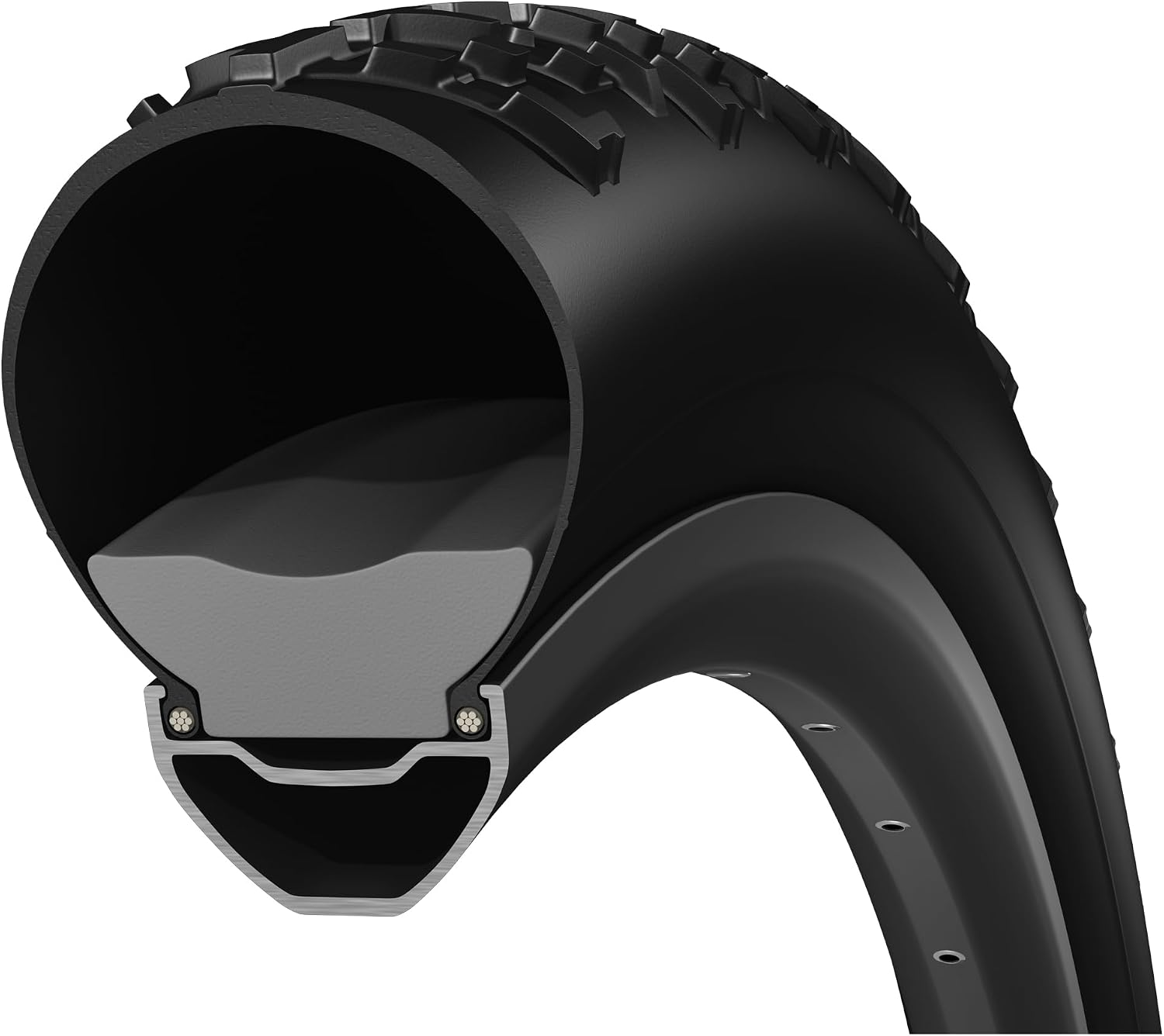 CushCore XC Set - Includes (2) Tire Inserts, (2) Presta Valves & Rim Stickers, Easy At-Home Installation, Bicycle Tire Inserts