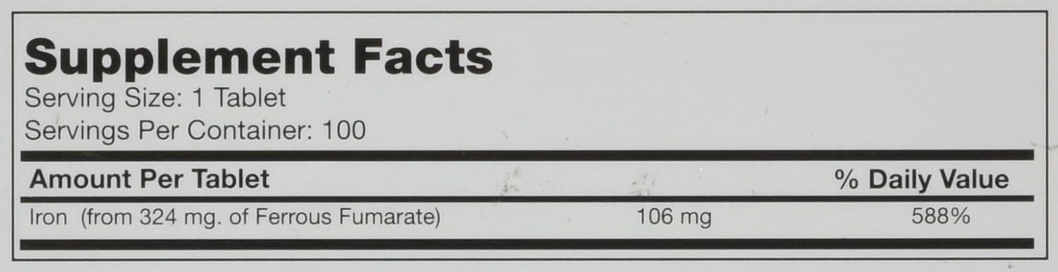 Ferrocite Tablets 100ct *Compare to Hemocyte* 324mg