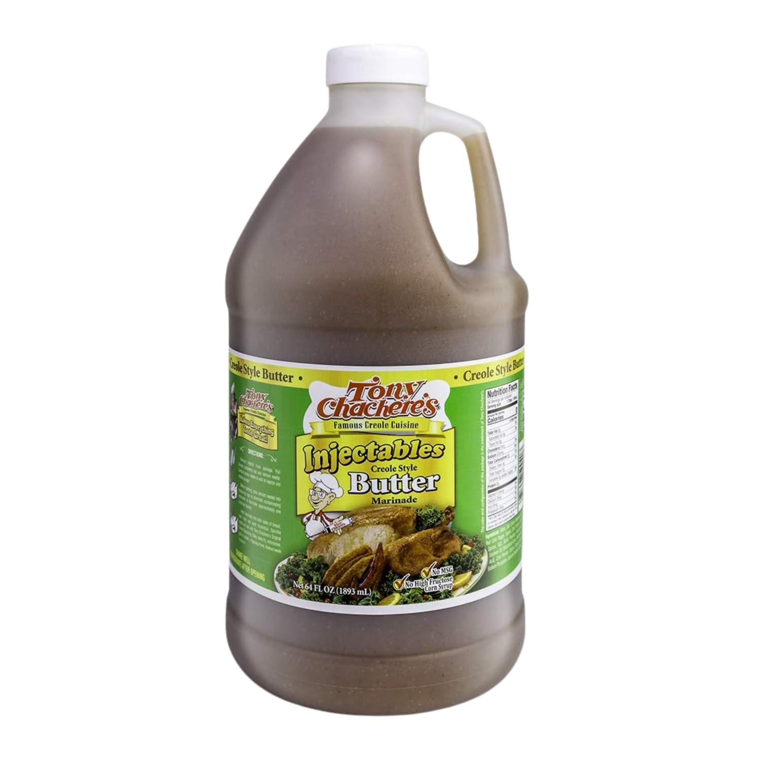 Tony Chachere's Injectable Butter Creole Style Marinade, 64 oz