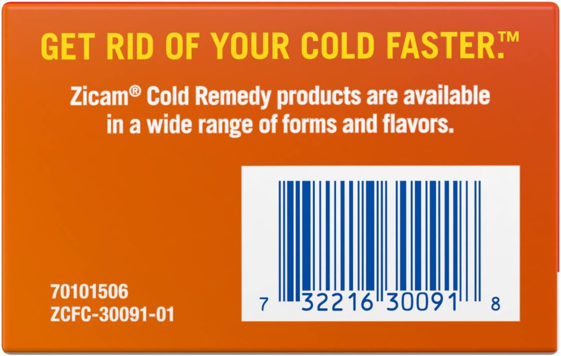 Zicam Cold Remedy RapidMelts, Citrus, 25 Count