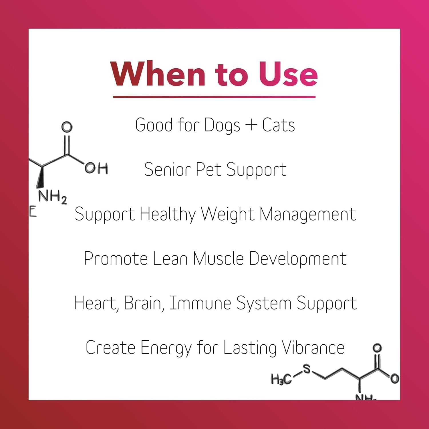 InClover Heart+ Taurine Powder for Dogs & Cats, Heart Health Supplement | Supports cardiac, brain, immune function, weight management, w/ L-Carnitine